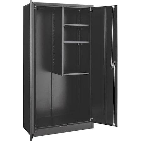 Global Industrial Industrial Storage Cabinet, 72 in H, 36 in W, Black 269903BK